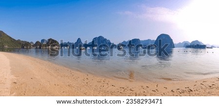 Ocean And Mountain View Of Ti Top Island, Vietnam Royalty-Free Stock Photo #2358293471