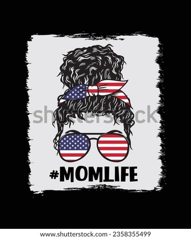 Mom Life T-Shirt Design, Mom T-Shirt Design