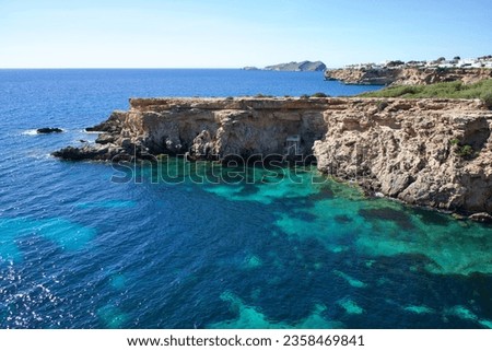 Cala Lentia, Ibiza island, Spain