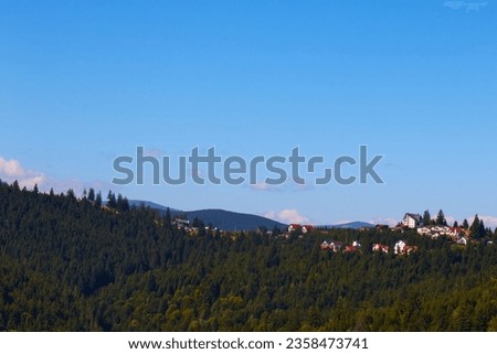 Beautiful september sunny day on Carpati Mountains Royalty-Free Stock Photo #2358473741