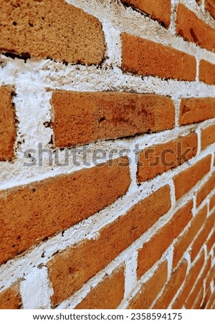 Looks great in color. It is red brick wall from the outside of house.