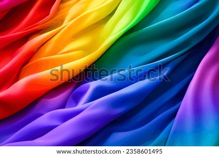 colorful silk textured fabric surface for design purpose Royalty-Free Stock Photo #2358601495