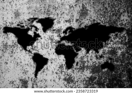 world map texture as the background