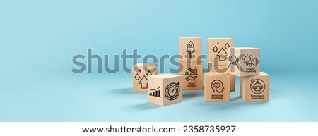 Growth hacking, Company grow rapidly, Creative marketing, Creativity and technical increase business growth, Digital tools, Driven by data and automation technology, Data analysis, Customer behavior Royalty-Free Stock Photo #2358735927