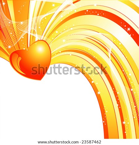 Valentine day vector background with copy space