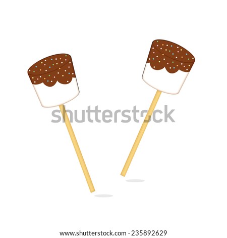Chocolate Marshmallow Pops