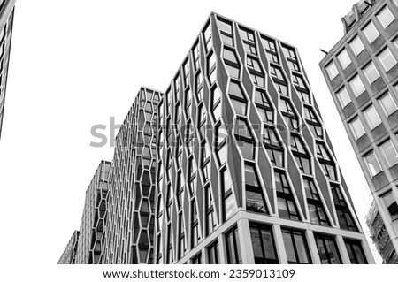London, England - July 11, 2023: Modern architecture and buildings in downtown London
