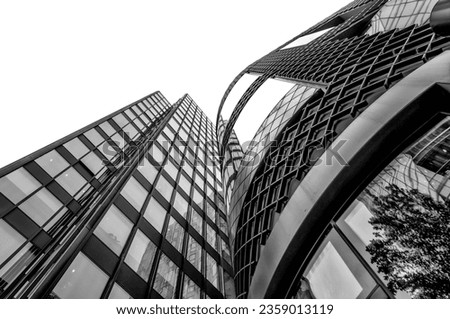 London, England - July 11, 2023: Modern architecture and buildings in downtown London
