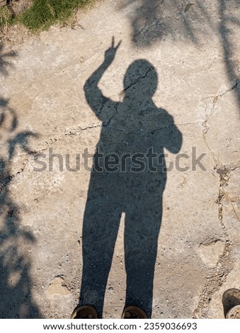 nice aesthetic standing shadow photo