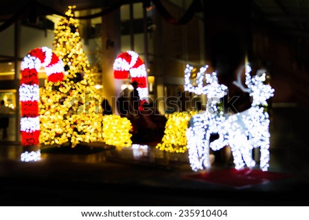 Shinny Christmas Tree, abstract background