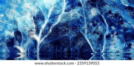 abstract landscape of the deserts of Africa from the air emulating the starry Night, conceptual photo, diffuser filter,
