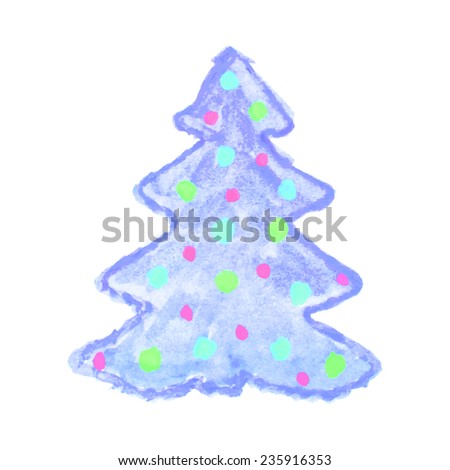 Hand drawn Christmas Tree