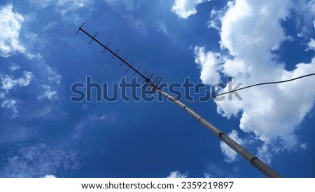 Background picture of the natural sky this summer, bright sunshine, blue sky, white clouds, free space of thought. fresh ai