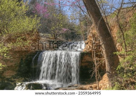Tanyard Creek Park in Bella Vista, Arkansas Royalty-Free Stock Photo #2359364995
