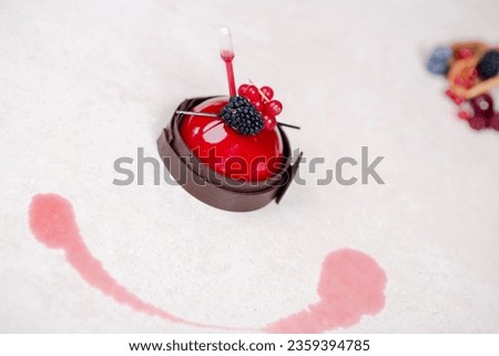 Patisserie cakes. Patisserie desserts. Luxury birthday cake concept. Royalty-Free Stock Photo #2359394785