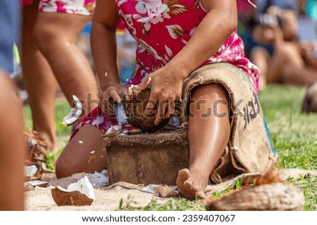 Traditional Sports of Polynesia: "Tu'aro Ma'ohi" Royalty-Free Stock Photo #2359407067