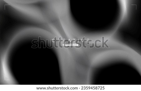 Abstract liquid gradient Background. White and Black Fluid Color Gradient. Design Template For ads, Banner, Poster, Cover, Web, Brochure, Wallpaper, and flyer. Vector.