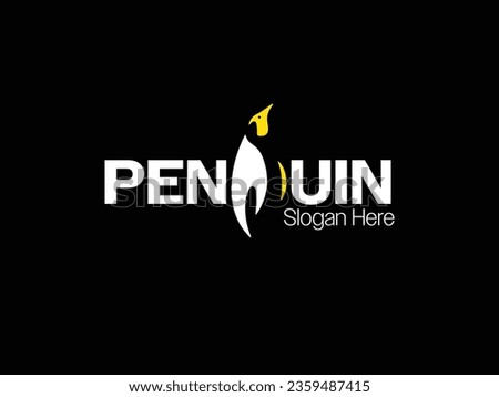 Creative Penguin Logo Design Concept