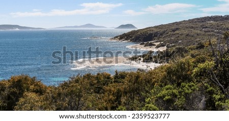 View over Efelo Beach and Whaling Cove on the Vancouver Peninsula, Albany Western Australia