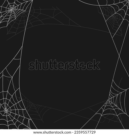 halloween trick or treat cobweb background EPS 10 Royalty-Free Stock Photo #2359557729