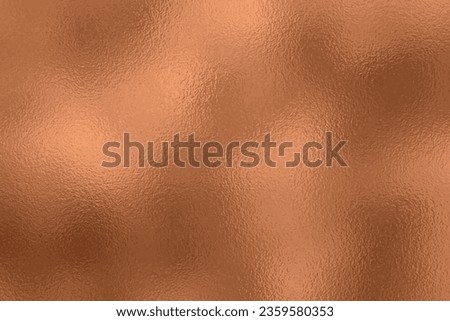 Copper foil, gold background with glass effect vector illustration for prints, cmyk color mode Royalty-Free Stock Photo #2359580353