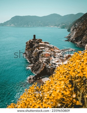 Beautiful vacation destination in Liguria Italy Royalty-Free Stock Photo #2359650809