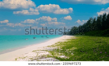 kadmat island with white sandy beaches