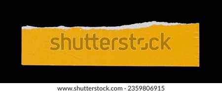 yellow torn paper edge element Royalty-Free Stock Photo #2359806915