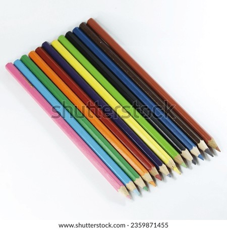 colored pencils for coloring a picture