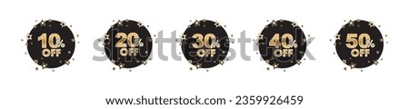 sale sign on white background
