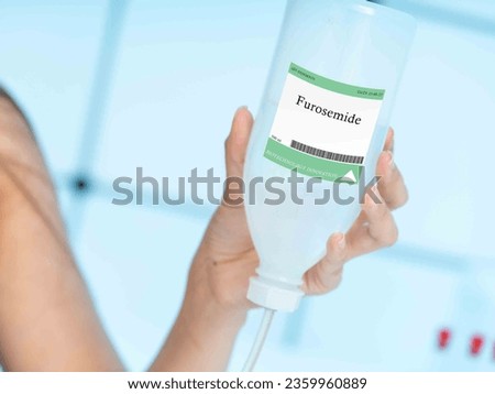Furosemide: A diuretic used to treat fluid retention and reduce edema.
