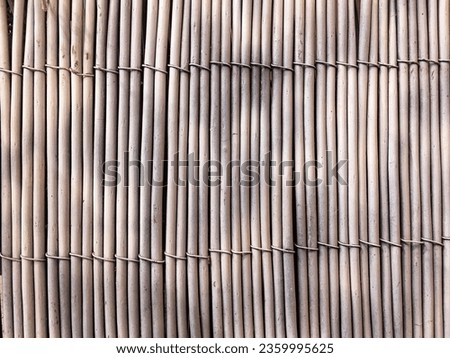 Dry bamboo grove n Put them into a wall background