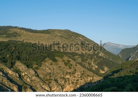 View of the Sharr Mountains of Prizren, Kosovo, Former Yugoslavia. Royalty-Free Stock Photo #2360008665