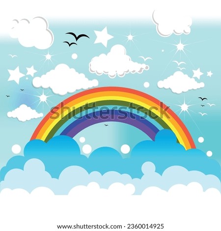 CLOUDS, RAINBOW, ILLUSTRATOR, VECTOR, ABSTRACT, BACKGROUND, INFO, STAR, CONCEPT, ELEMENT, STICKER, PRESENTATION, CLOUD, IDEA, ICON, TEMPLATE, FLAT, TRENDY, CLIP ART, TRADING, TRADE, WEB, STORM, SKY