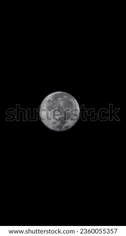 Full moon pictures, dark sky.