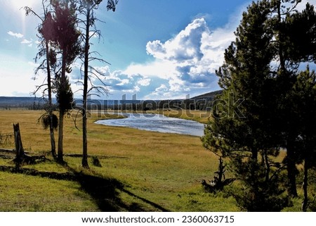 Beautiful scenic pictures in Yellowstone National Park