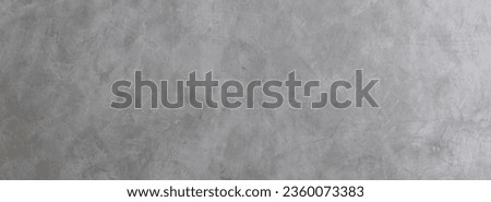 Gray concrete wall texture background, Rough cement loft wall room interior decorated well free space for text presentation on Banner Background   