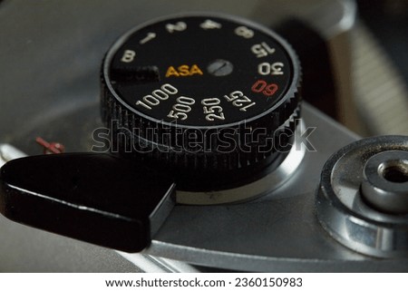 Old Tech, SLR Camera with a 50mm lens!! Royalty-Free Stock Photo #2360150983