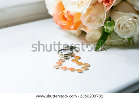 Gold Wedding Rings Symbol Of Love And Family.