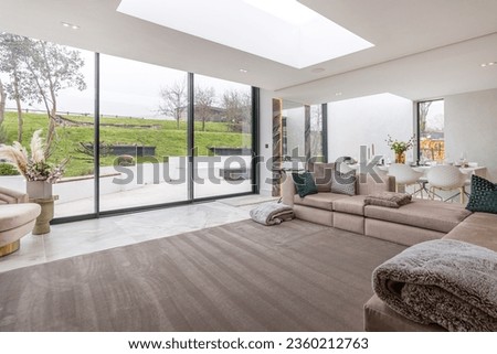 Luxury barn conversion in the Cheshire countryside Royalty-Free Stock Photo #2360212763