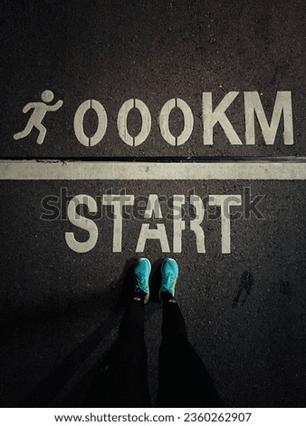 When you stay at the “start” you will start now or finish , it’s your choice