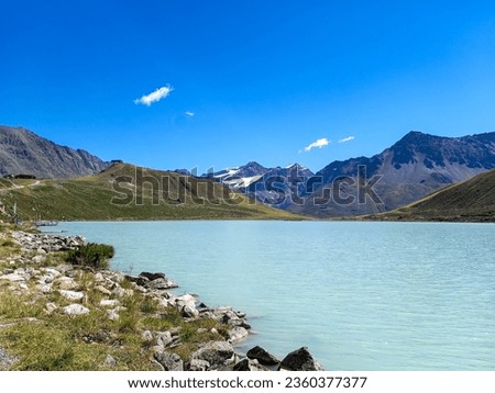 Lake Rifflsee (2 232 m) in Tyrol  Royalty-Free Stock Photo #2360377377