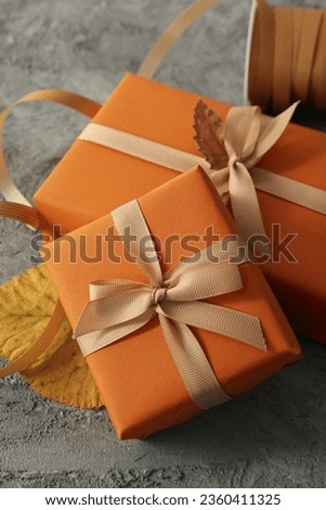 Autumn and fall season, fall season gift and present concept