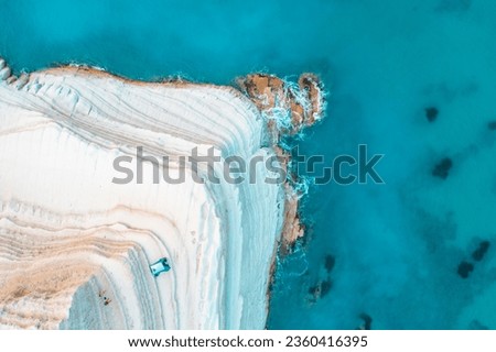 Scala dei turchi in Agrigento, Sicily (Stair of the turks) Royalty-Free Stock Photo #2360416395