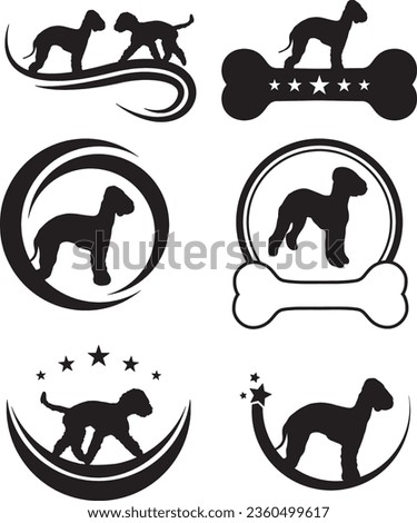 Bedlington Terrier Vector Graphic Pack