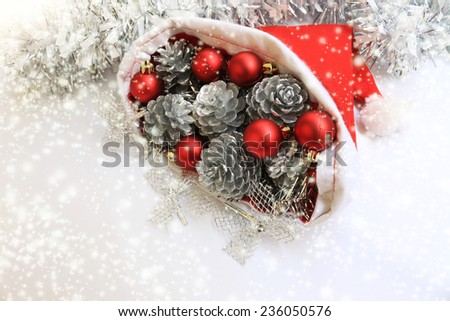 Christmas background with ornament