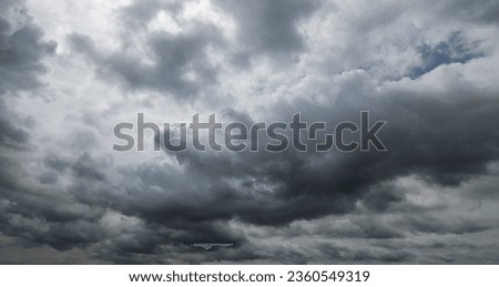  Dark sky with stormy clouds. Dramatic sky rain,Dark clouds before a thunder-storm.