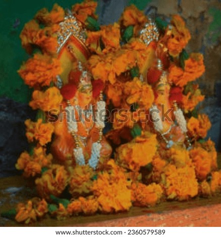 This is a Hindu devi devata ki pictures as Ganesh ji, Parvati ji,  khatu shyam, bishnu ji shanidev etc.