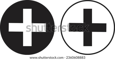 Health icon vector art in black and white