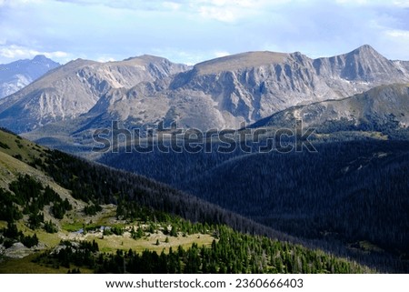 Rocky Mountain, Estes Park in Colorado Royalty-Free Stock Photo #2360666403